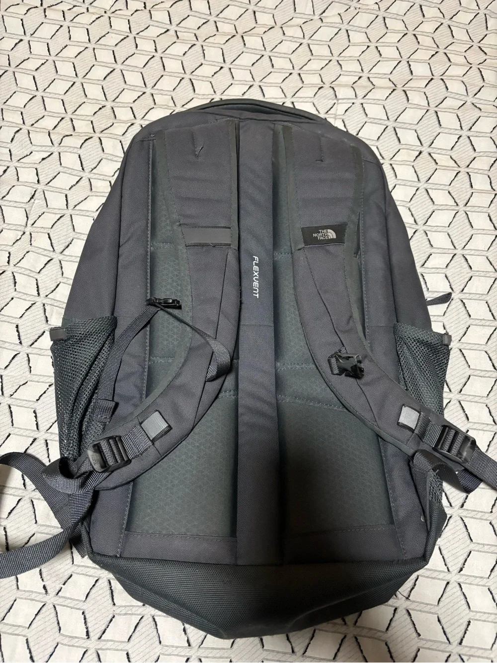 The North Face Pink and Gray Everyday Backpack